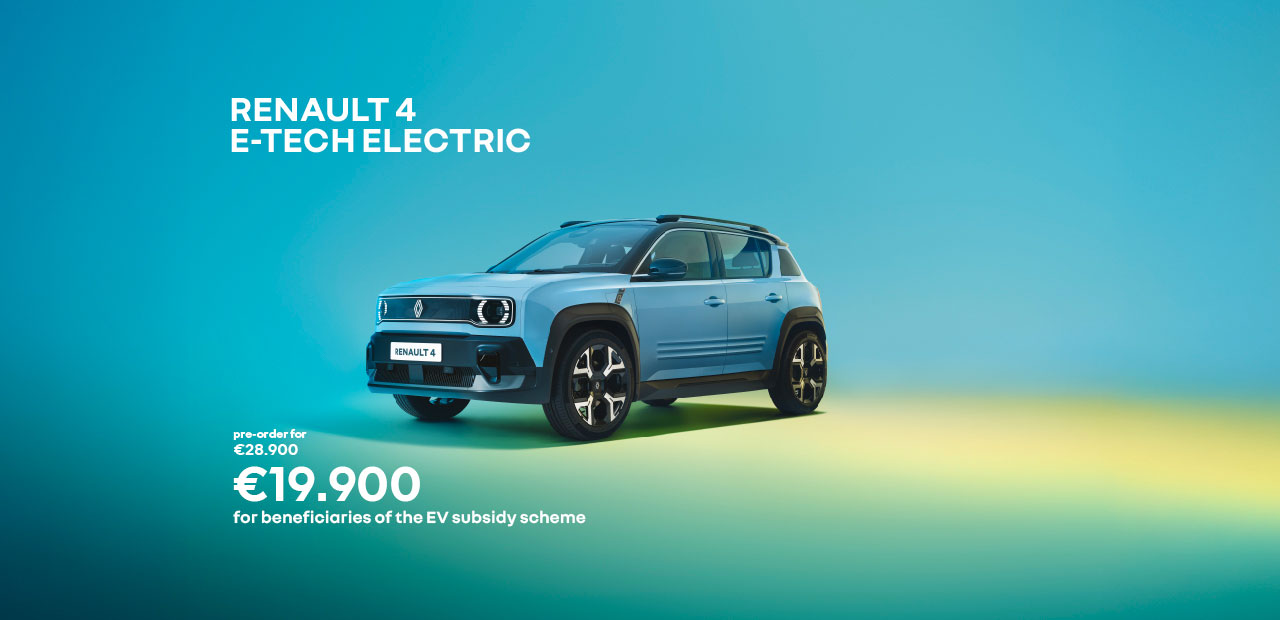 New Renault 4 E-Tech Electric €19.900